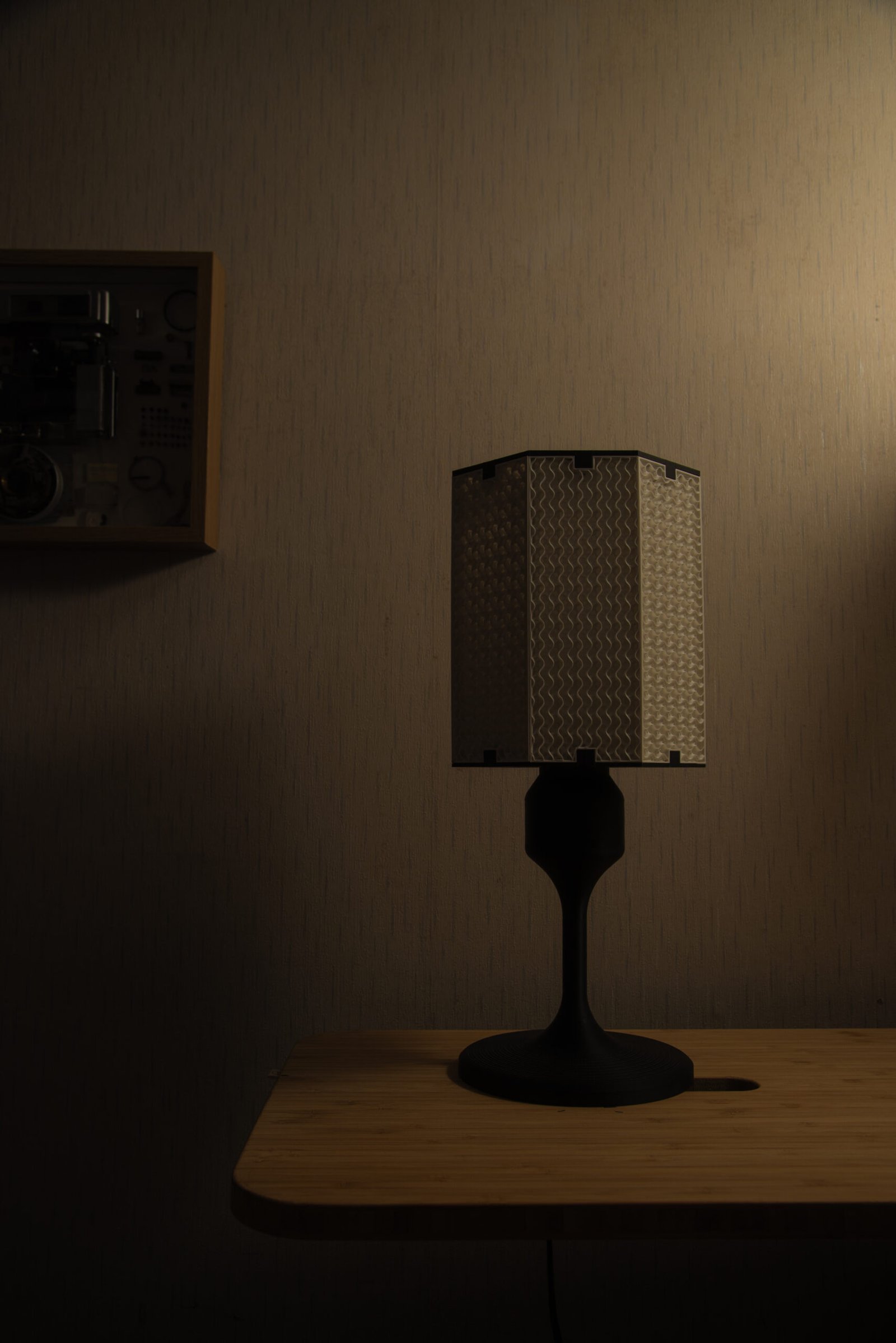 光跡 Trace 光跡 Trace 窗花格柵造型 3D列印桌燈