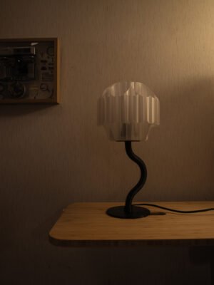 SammmLink Sprout 黑色燈座 關燈外觀細節 3D列印模組化桌燈