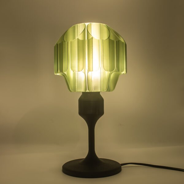 光棲 綠色半透明葉片造型桌燈 植感居家氛圍 E27燈座